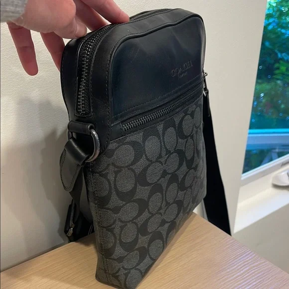 Coach Black and Gray Crossbody Bag - Picture 3 of 7